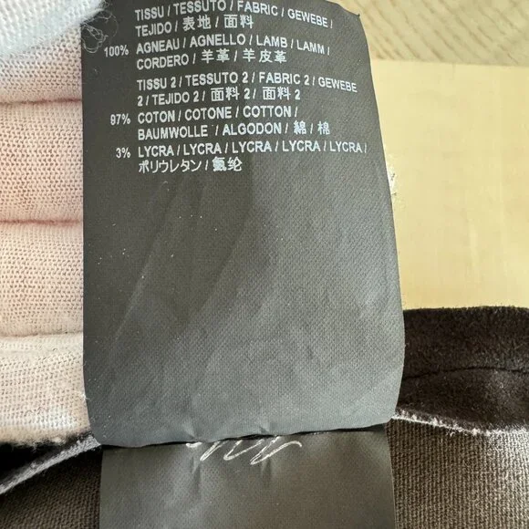 SAINT LAURENT Suede Biker Zipped Detailed Pants - Picture 10 of 13